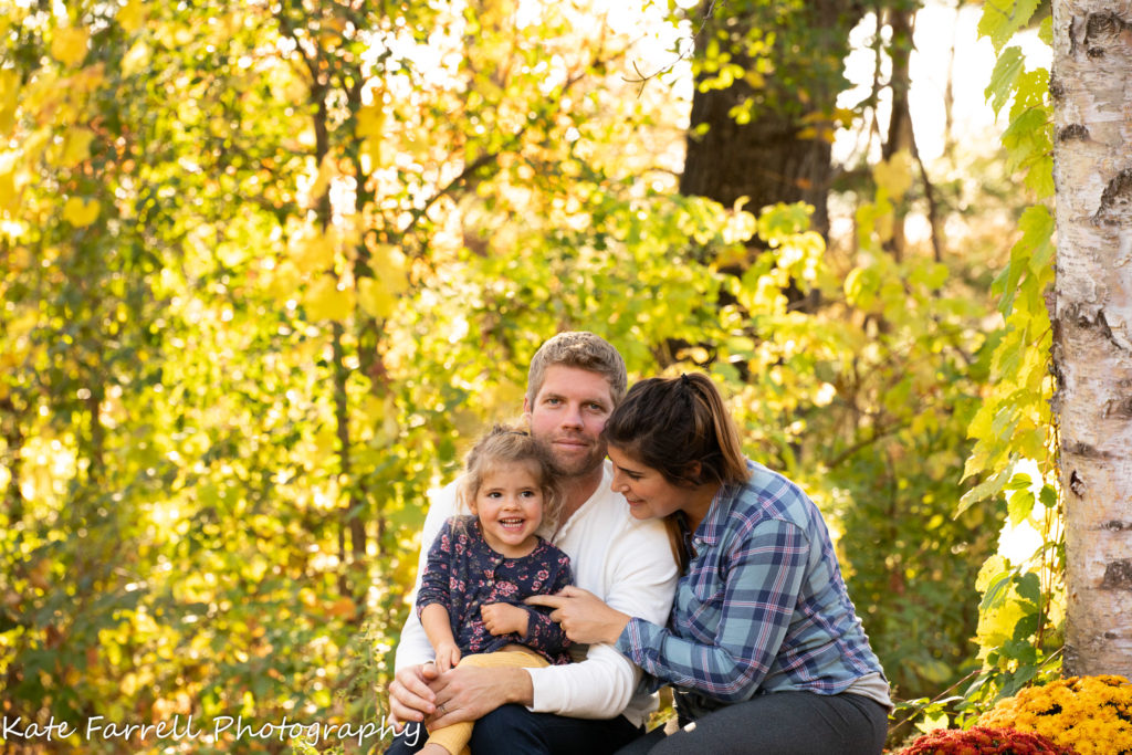 Professionally photographed family in Vermont. Image credit: Kate Farrell a professional photographer in Vermont.