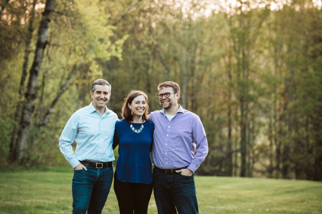 Is spring the best time of year for family photos? These three adult siblings thought so!