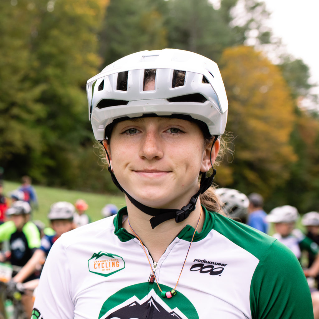 Vermont Youth Cycling at Woodstock 2022 pre-race portrait